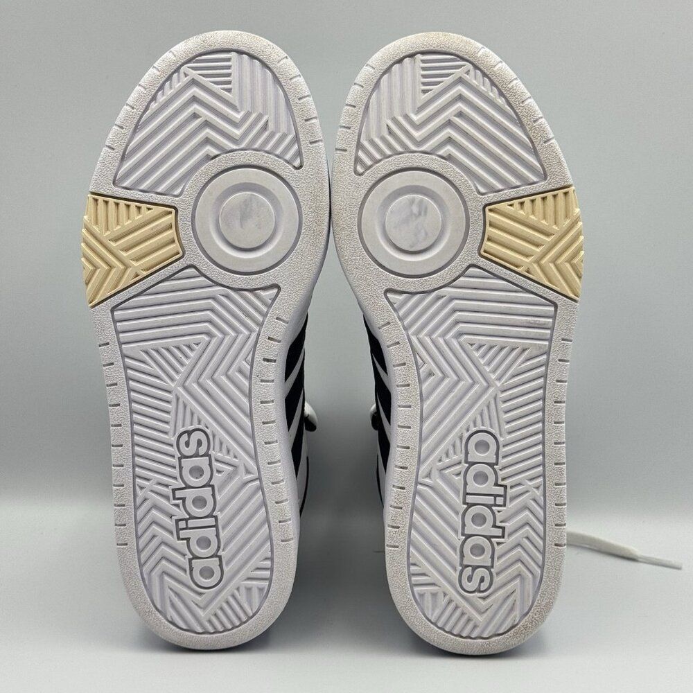 Adidas Hoops 3.0 Mid Womens 7.5 White Black GW5455 NWOB - Picture 7 of 8